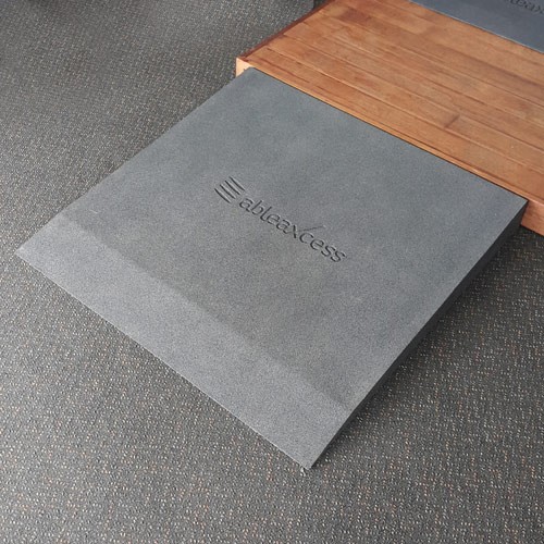 100mm High - Standard Threshold Ramp, 900x900 | More Mobility